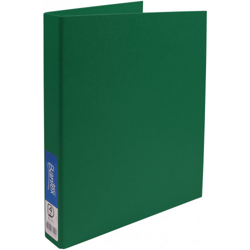 Bantex Standard Ring Binder PP A4 4D Ring 25mm – Green (1334-04)