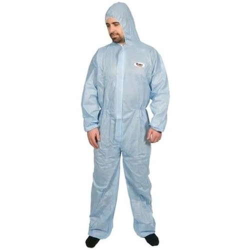 Genuine High Calibre Disposable Coveralls SMS Type 5-6 Blue Medium