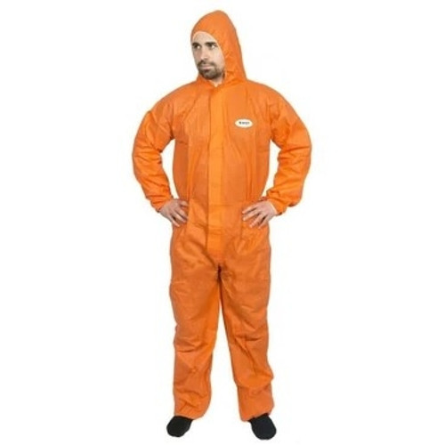 Genuine High Calibre Disposable Coveralls SMS Type 5-6 Orange 2XL