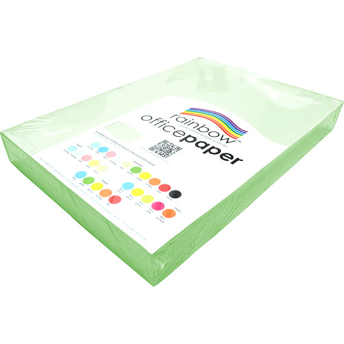 Rainbow Office Copy Paper A3 80gsm Mint Green Ream of 500
