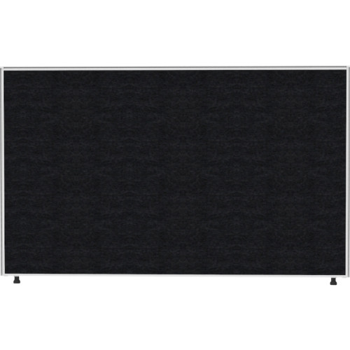 Rapidline SHUSH30+ Screen 1500W x 30D x 900mmH White Frame Black Pinnable Fabric