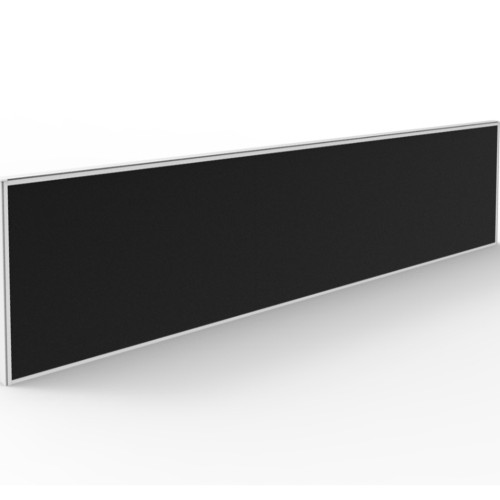 Rapidline SHUSH30+ Screen 1800W x 30D x 495mmH White Frame Black Pinnable Fabric