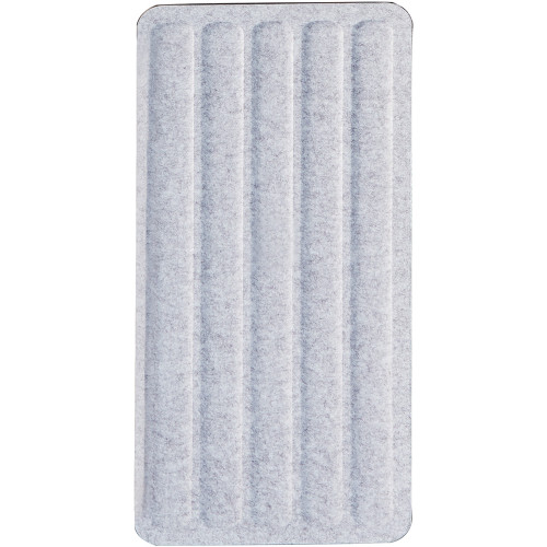 Sylex Seachange Screen Straight 450W x 9D x 1160mmH Charcoal And Light Grey