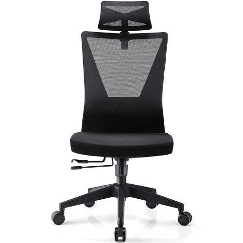 Sylex Filmore Hi Back Chair With Headrest Mesh Back Black Mesh Back Black