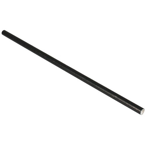 Envirochoice Paper Straw Black 200mm Carton of 2500