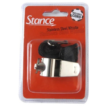 STANCE STAINLESS STEEL WHISTLE WITH CORD (53789)
