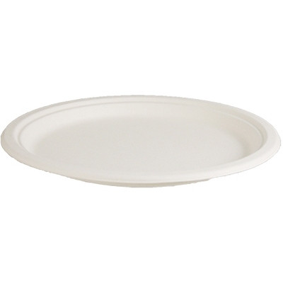 9" / 230mm ROUND PLATE - SUGARCANE Pack of 50