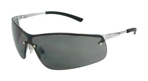 Boston Metal Frame Safety Glasses - Smoke Lens