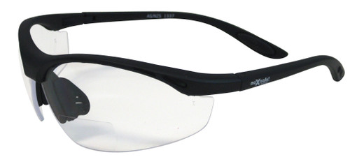 Maxisafe Bifocal Safety Glasses - Clear Lens - 2.0 Magnification