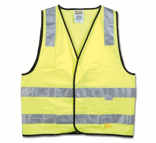Maxisafe Hi-Vis Yellow D/N Safety Vest (Class D/N), 4XL