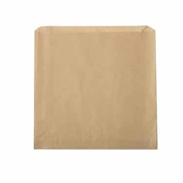 BROWN 3 SQUARE PAPER BAG. 235MM X 200MM 50GSM CARTON OF 500