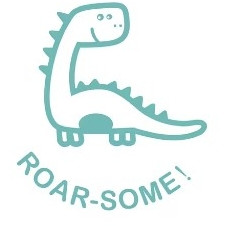Kadink Merit Stamp Teal Roar-some!