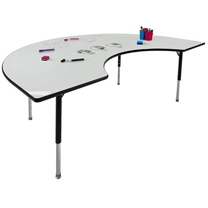 Jellybean Table (Whiteboard Erasable Surface Non-Magnetic)