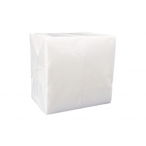 Duro Quilted Dinner Napkin White GT Fold, Carton of 1000