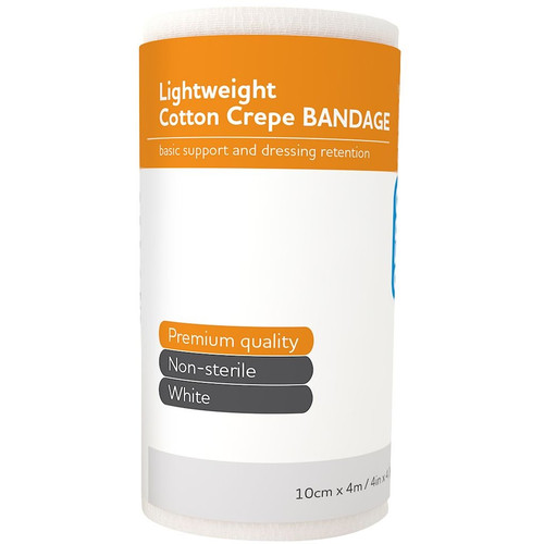 AEROCREPE Light Cotton Crepe Bandage 10cm x 4M, Each