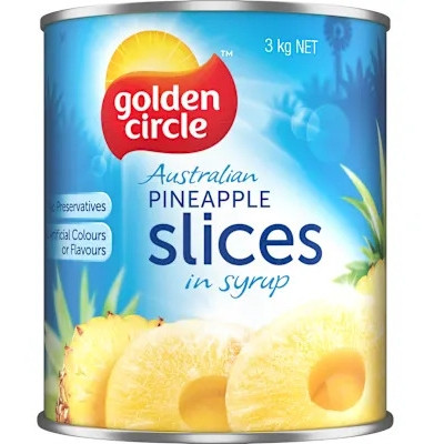 Golden Circle Australian Pineapple Slices In Syrup, 3Kg