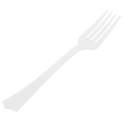 White Heavy Duty Fork 178mm 24 Packs of 40 Total 960 Forks