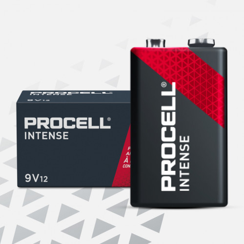 ProCell Intense By Duracell 9V Alkaline Battery Pack Of 12