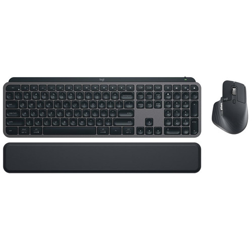 Logitech MX Keys S Bluetooth Combo includes Keyboard, Mouse, Palm Rest - Graphite