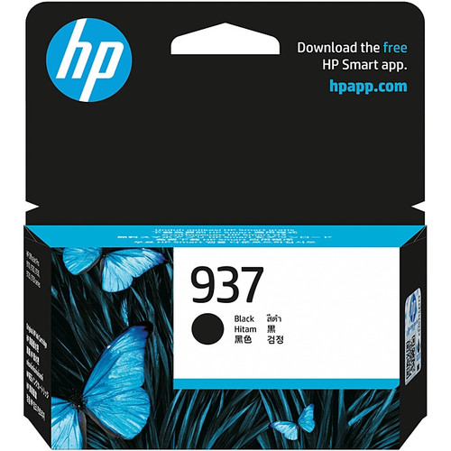 HP 937 Black Original Ink Cartridge - 1.250 Pages, Suits OFFICEJET PRO 9110/ 9120/ 9130/ 9720/ 9730
