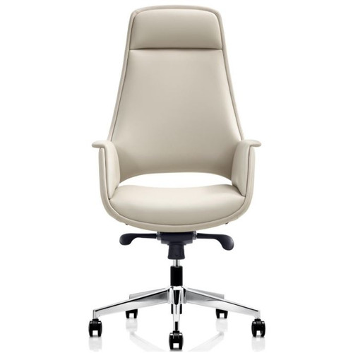 Lawson High Back PU Executive Office Chair Aluminum Frame