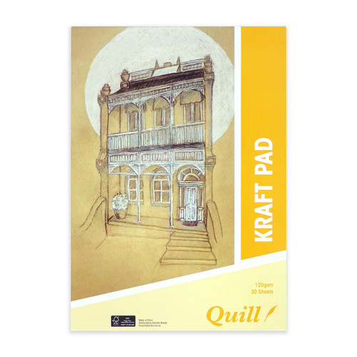 Quill Kraft Pad A3 120gsm 30 Sheets Portrait