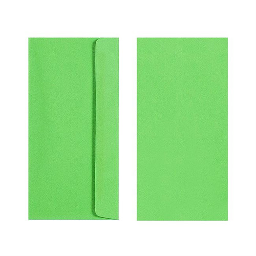 Quill Coloured Envelope 80gsm DL - Lime, Pack of 25 (94007)