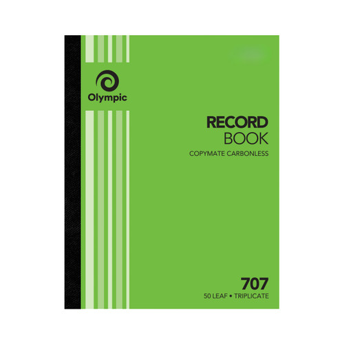Olympic Carbonless Triplicate Record Book No.707 250 x 200mm 50 Leaf (142792)