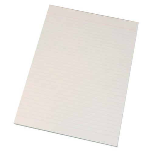 Quill Super Bond Pad Ruled Both Sides 70gsm A4 70 Leaf - White (01090)