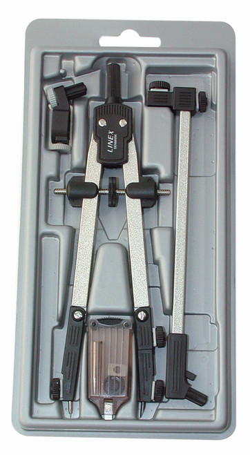 Linex 780 Bow Compass Set - Grey