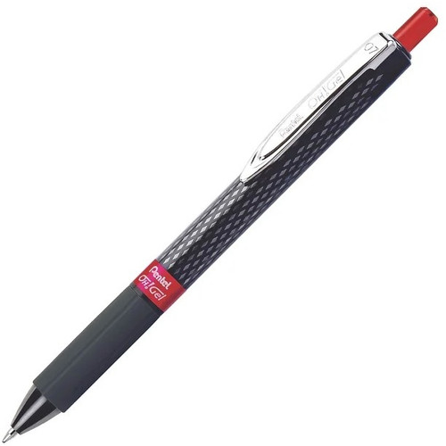 Pentel K497 Oh! Gel Pen 0.7mm Medium Nib Red, Box of 12