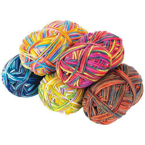 Acrylic Wool Pack of 5 - Multicolour