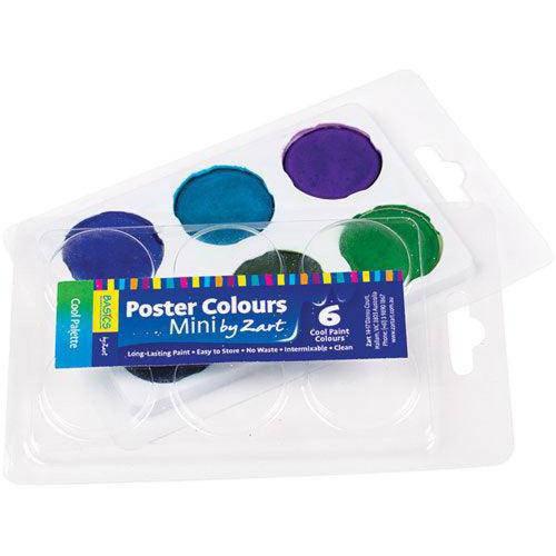 Poster Colours Paint Mini Palettes by Zart - Cool