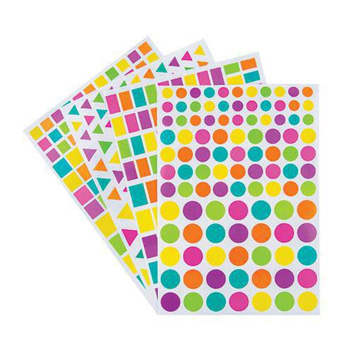 Adhesive Shapes Assorted Pack of 40