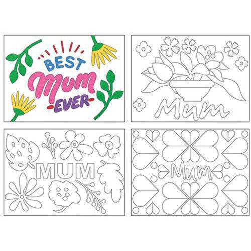 Sand Art Sheets Pack of 20 - Mother's Day