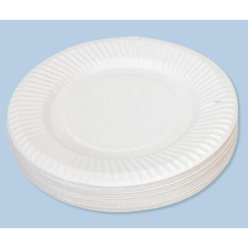 Unwaxed Round Paper Plates 15 cm Pack of 50