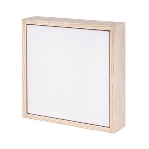 Floating Wooden Box Canvas - 20.3 x 20.3cm (8 x 8")