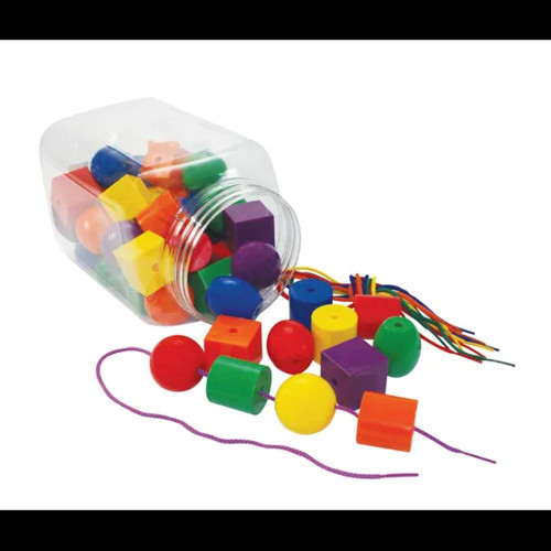Jumbo Beads 4cm & Threaders 54 pc