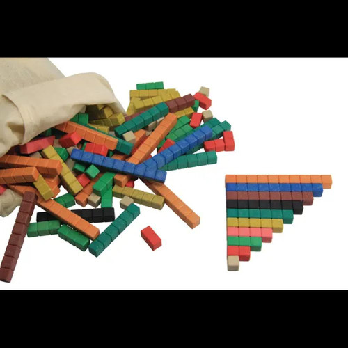 Teachables Eco-Wood Coloured Rods - 126pc in Bag