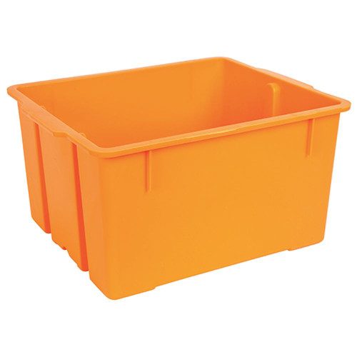 Heavy-Duty Storage Bin - Orange