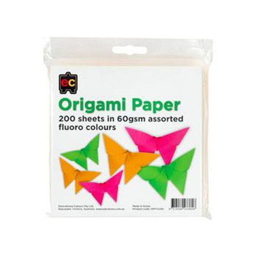 Origami Paper - Fluoro