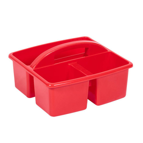 Small Plastic Caddy - Red