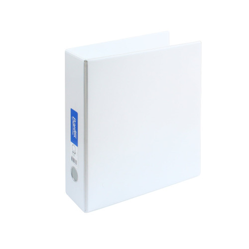 Bantex Insert Lever Arch File with Fingerhole PP A4 - White (2736-AF07)