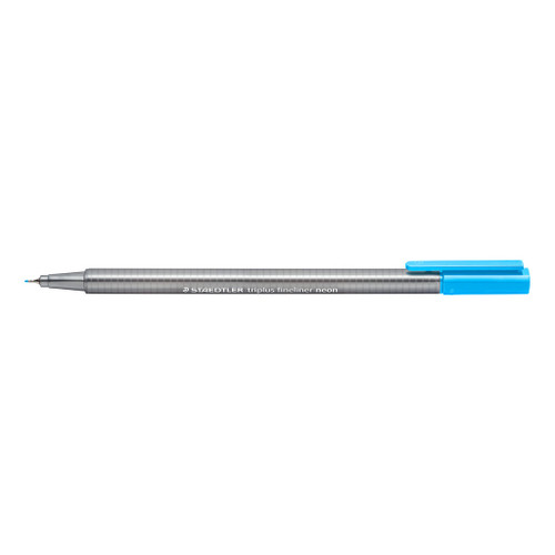 Staedtler 334 Triplus Fineliner - Neon Blue, Each