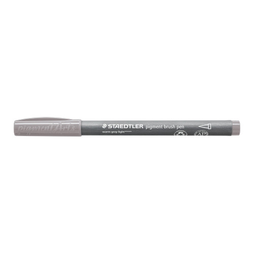 Staedtler 371 Pigment Brush Pen - Warm Grey Light, Each