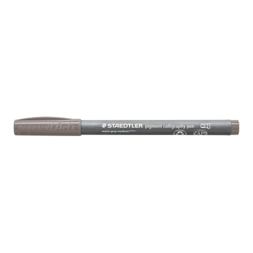 Staedtler 375 Pigment Calligraphy Pen - Warm Grey Medium, Each
