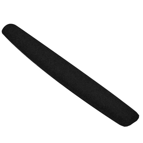 ITALPLAST Keyboard Pad with Gel Wrist Support - Black, Each