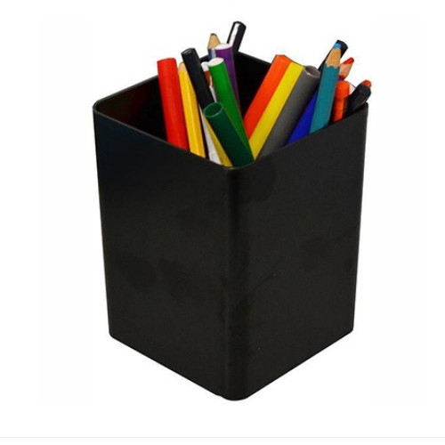 ITALPLAST Jumbo Pencil Cup - Black, Each
