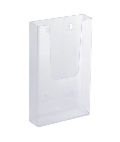 ITALPLAST DL Wall Mount Brochure Holder - Clear, Each