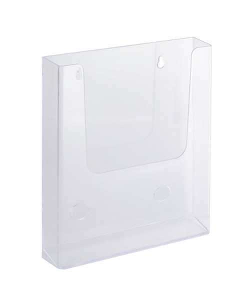 ITALPLAST A5 Wall Mount Brochure Holder - Clear, Each